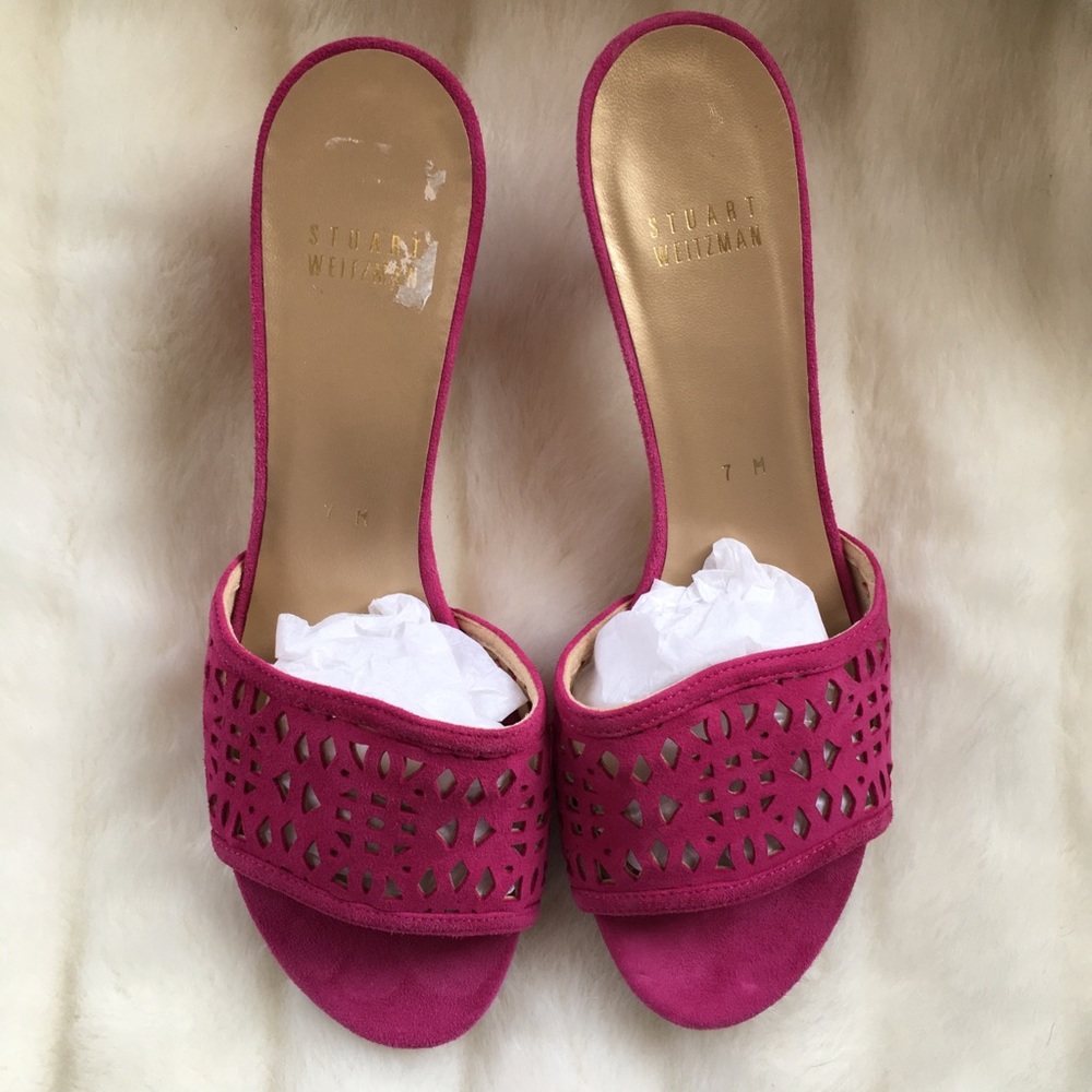 Stuart Weitzman Kitten Heels, 7 EUC